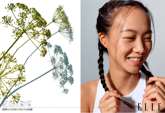 图：摄影师林海音使用华为P40 Pro拍摄「对照记 Body & Nature」主题大片，见她人之美