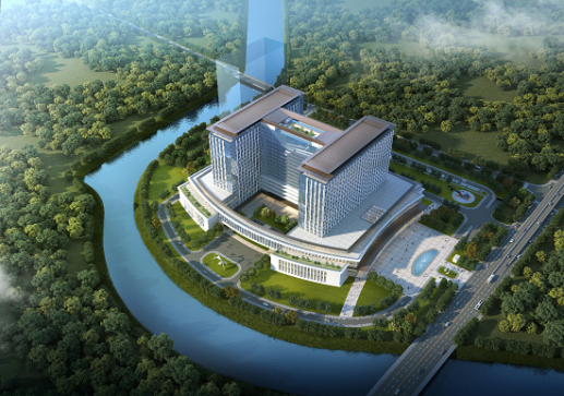 福建童昌医院效果图。