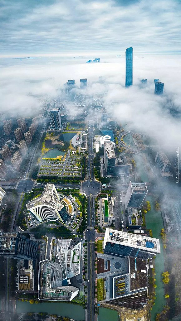 苏州工业园区俯瞰 图片来源：苏州工业园区官微