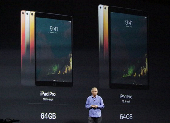 ▲2017年首款搭载120Hz屏幕的iPad Pro发布