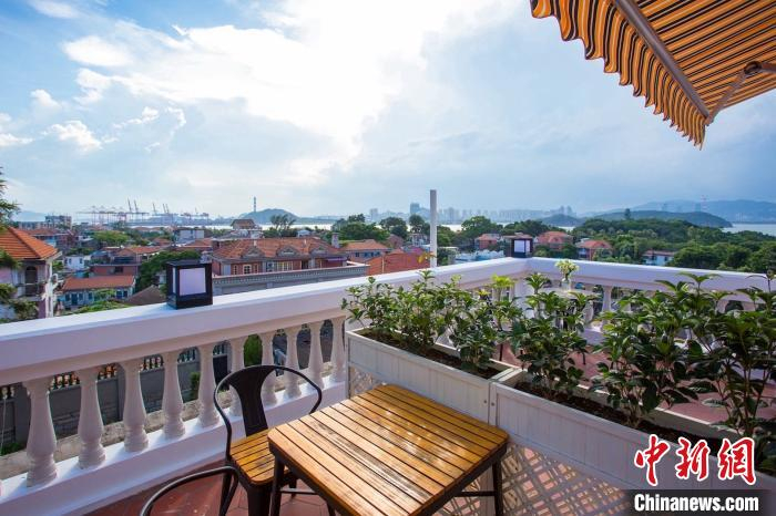     位于厦门鼓浪屿的名宿。　龙敏　摄