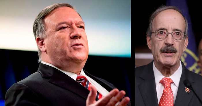  蓬佩奥（左）和恩格尔（资料图）