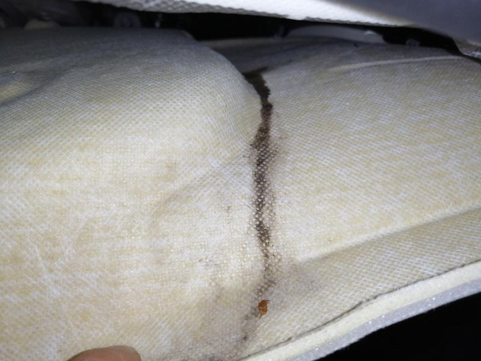 天窗海绵垫里的水印