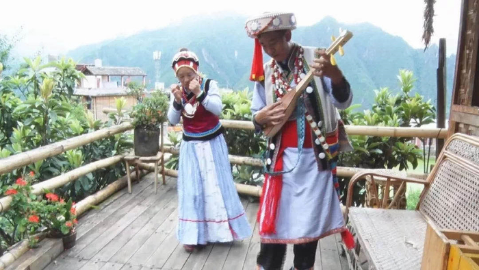 怒族歌舞 图源：怒江傈僳族自治州广播电视台