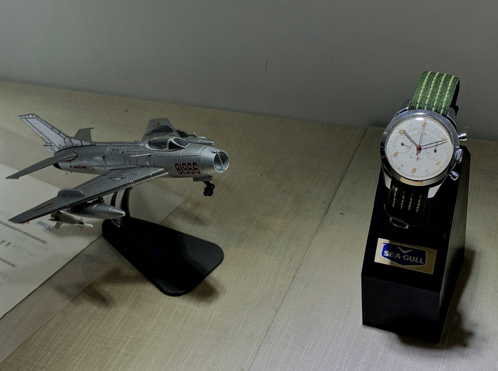 ▲海鸥也生产中国空军航空表，摄影：安舜