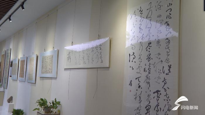 34秒｜聊城东昌七人书法展 70余件精品力作参展