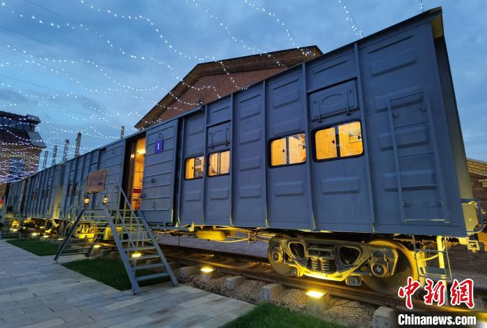 火车文化街区。铁西区委宣传部供图