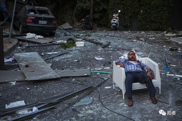 直击黎巴嫩首都爆炸现场：满目疮痍宛如世界末日