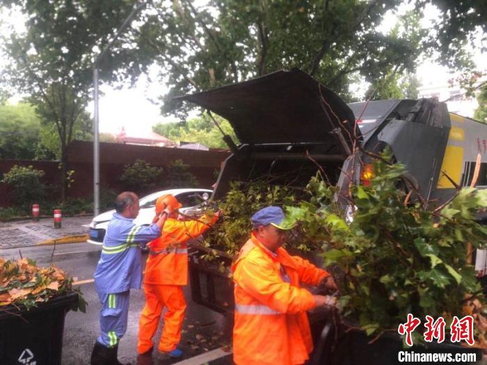 台风“黑格比”过境上海 洋山码头恢复繁忙