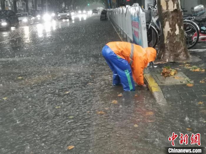 台风“黑格比”过境上海 洋山码头恢复繁忙