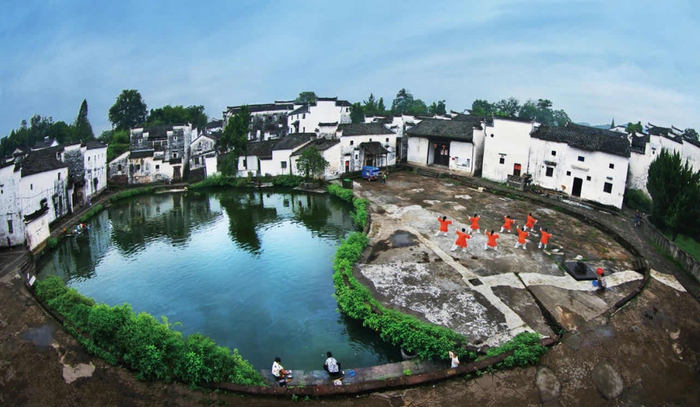 ▲兰溪诸葛八卦村