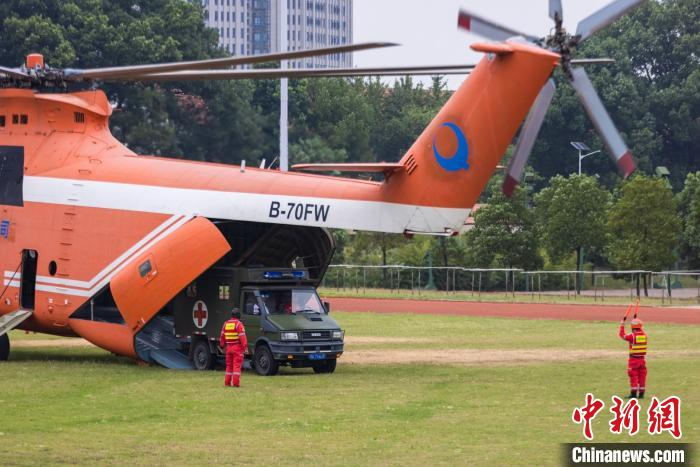 图为抢险救援演练现场 应急管理部自然灾害工程救援武汉基地供图 