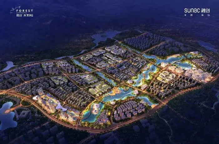 融创 · 雁来湖小镇区位效果图