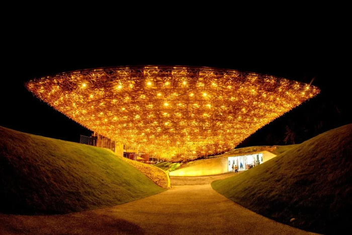 亮灯的杨丽萍表演艺术中心 杨继远 摄