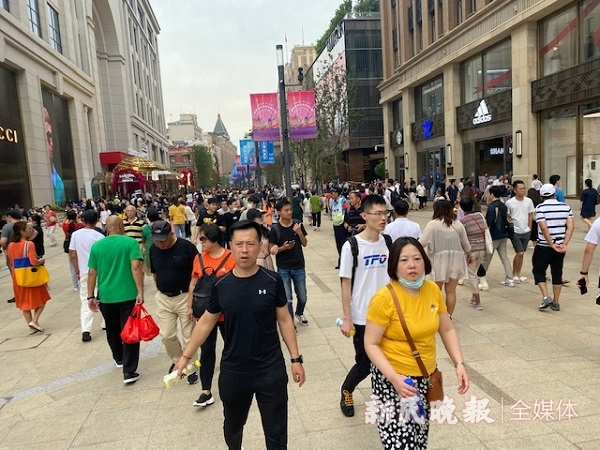 图说：东拓段人气旺盛