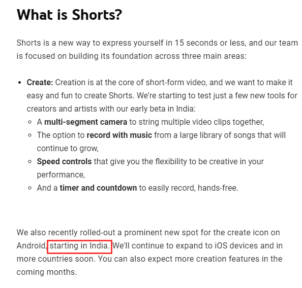  （截图来自Youtube官方的介绍内容）