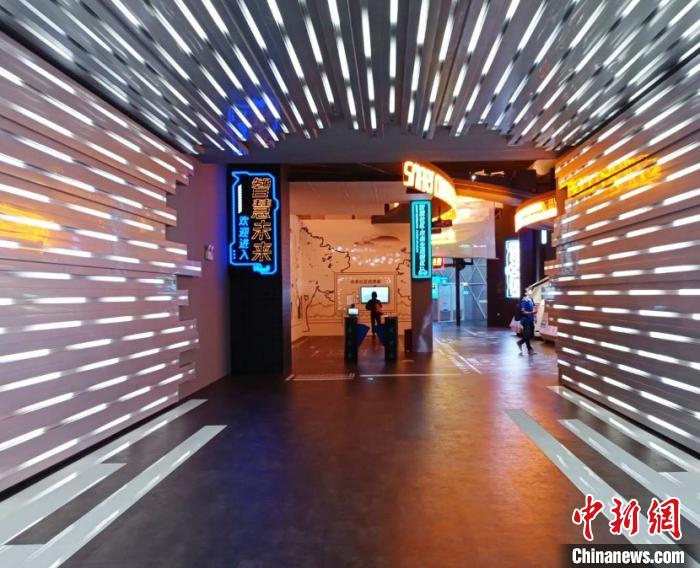 图为礼嘉智慧公园湖畔里数字体验中心B馆。　陈鑫 摄