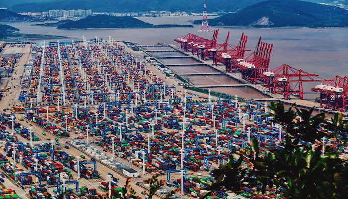 宁波舟山港穿山港区 &nbsp;图片来源：图虫创意