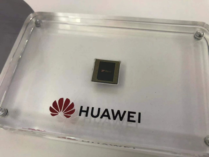 ▲华为麒麟芯片。&nbsp; 图/新京报网。