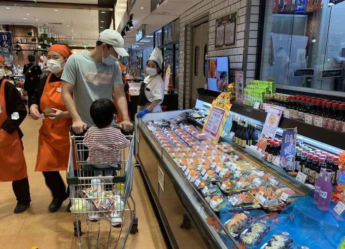 ▲北四环华堂商场超市