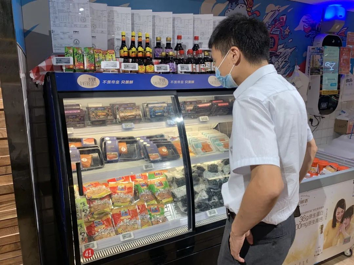 ▲位于亚运村的盒马鲜生