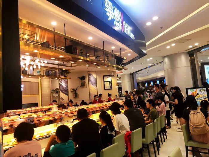 ▲争鲜回转寿司大悦城店