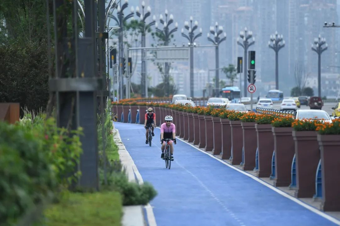 △图为北滨漫行步道。陈超 摄