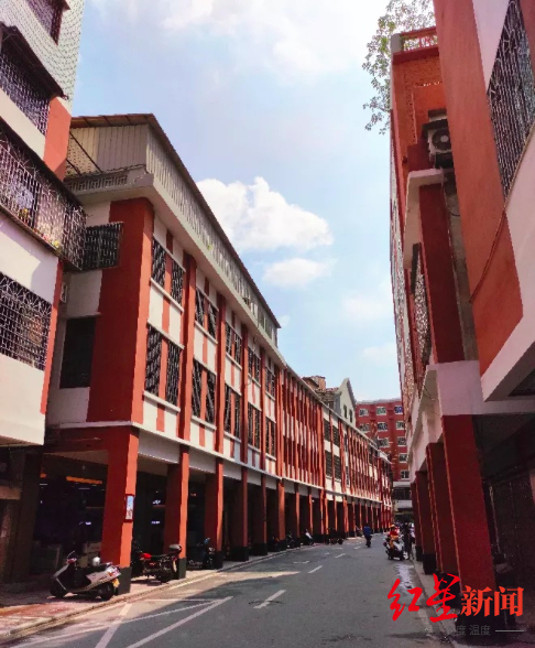 ▲大北路商业街改造后