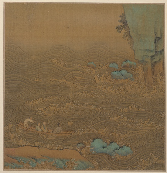 　　宋人《赤壁图》。故宫博物院供图