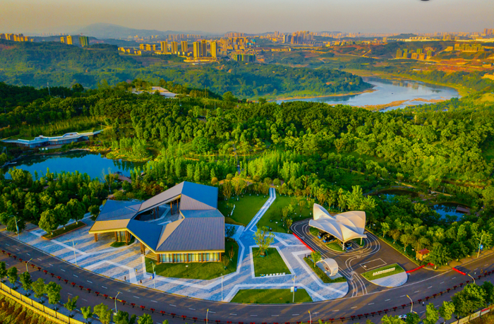 俯瞰礼嘉智慧公园 张坤琨 摄