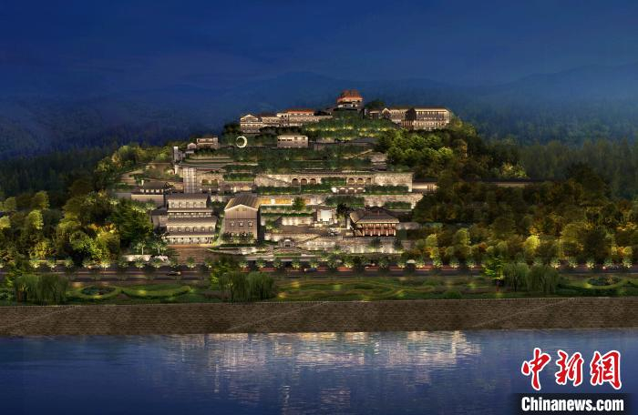 图为重庆开埠文化遗址公园效果图。重庆市地产集团供图