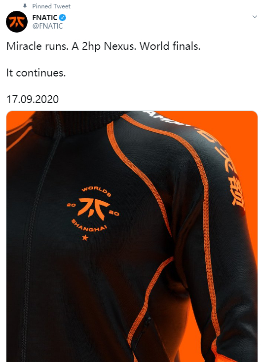 FNC战队S10新队服