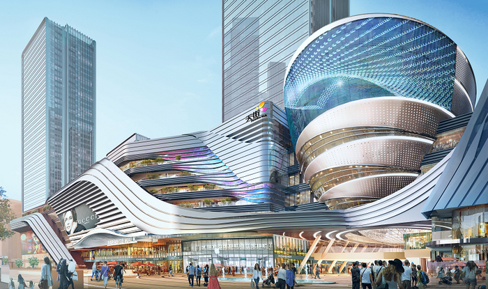 金沙天街效果图