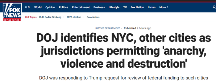  （截图来自美国福克斯新闻网的报道）