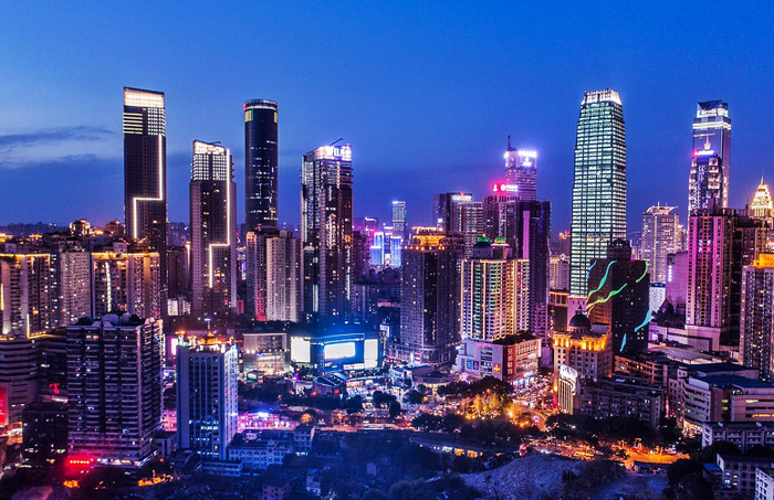 重庆城市夜景 邹乐 摄