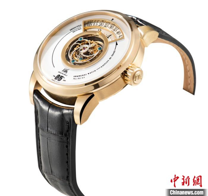 迎65周年，上海牌手表推出纪念款新品。上海表业 供图