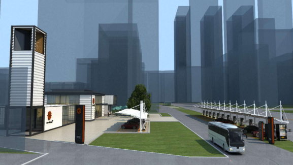 部分充电场站效果图  星星充电供图