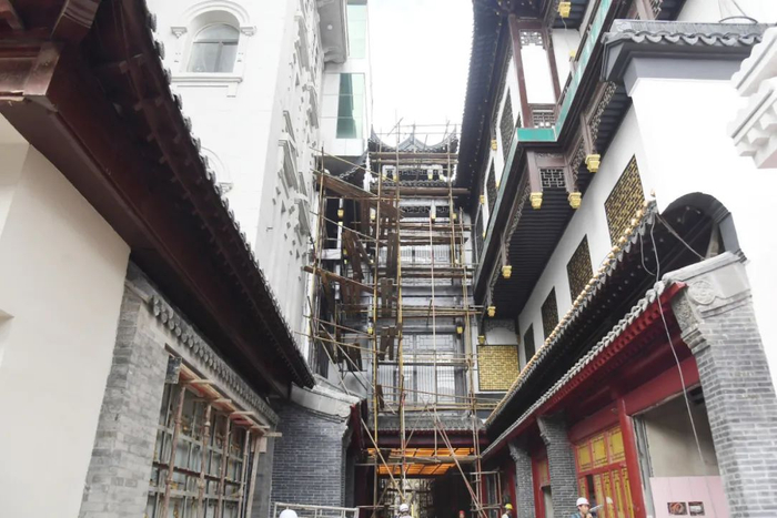 ▲胡同改造进行时