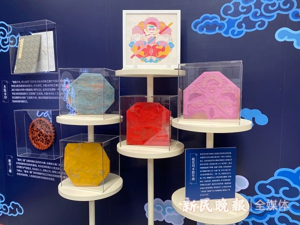 图说：桃花坞木版年画展示