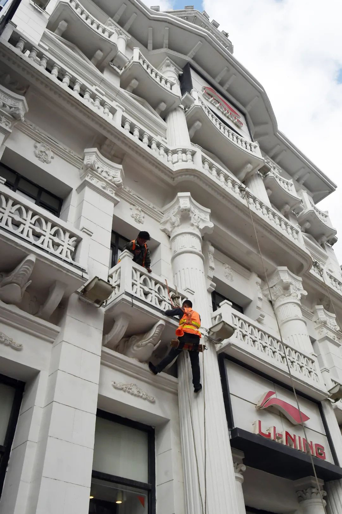 ▲店面修旧如旧