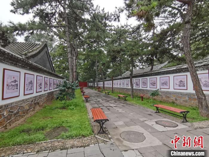 “七十二景诗画”展 张斌 摄