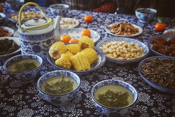 图说：蔡浜阿婆茶  采访对象供图（下同）