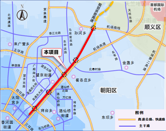  项目位置示意图。市发改委供图