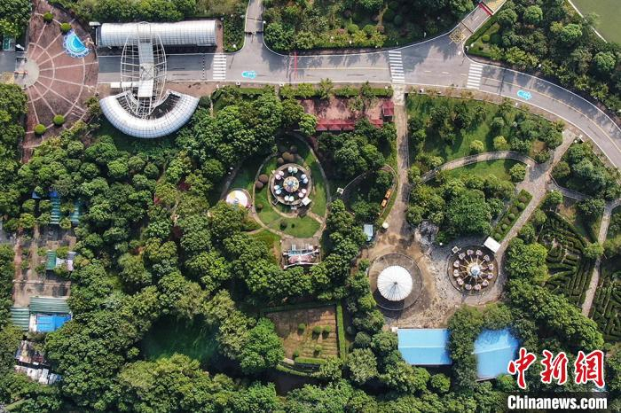 俯瞰南京科技馆一隅。　泱波 摄