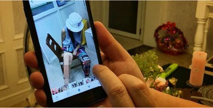 △陈女士在医院