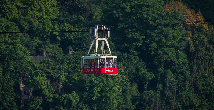 重庆长江索道 邹乐 摄