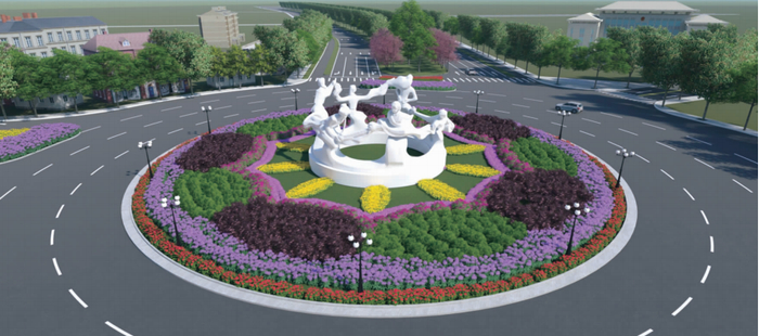 重建后的雕塑效果 供图