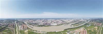  隔河遥瞰泗阳城