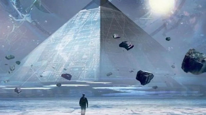 图片来源：三体英文版封面。出版商：Tor Books