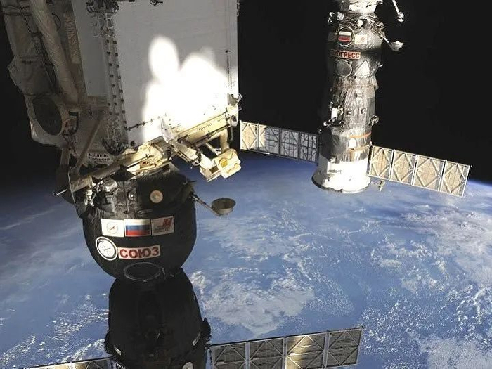 国际空间站。图片来源：俄罗斯卫星通讯社